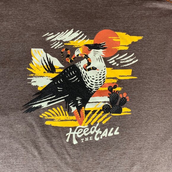 Howler Bros Brown Short Sleeve Crewneck Shirt Mens XL - Picture 2 of 6